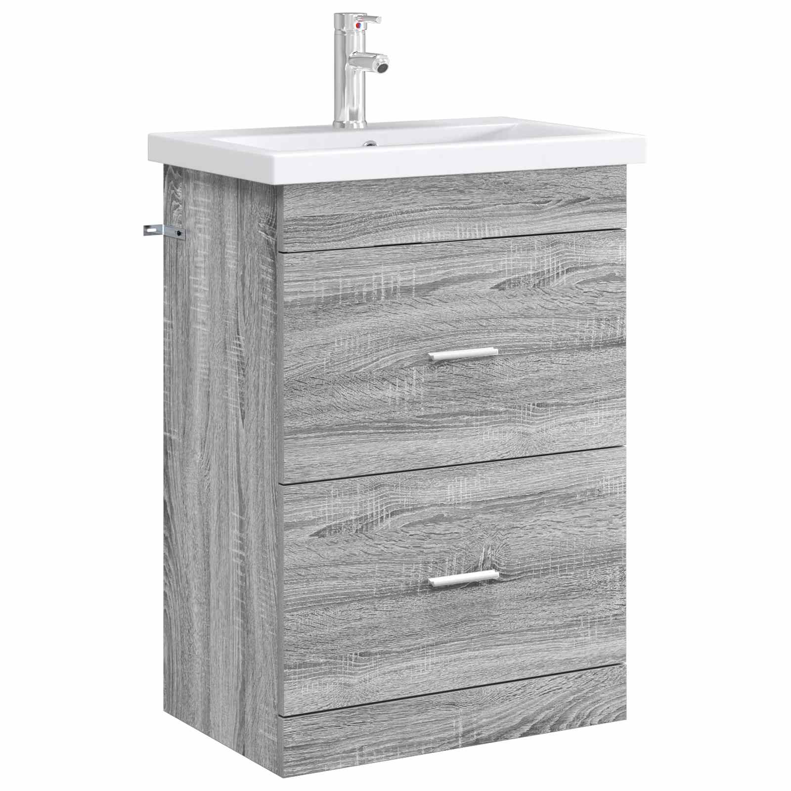 Ντουλάπι Κάτω από τον Νιπτήρα Γκρι Sonoma 56 x 37,5 x 81 εκ - Pakobazaar