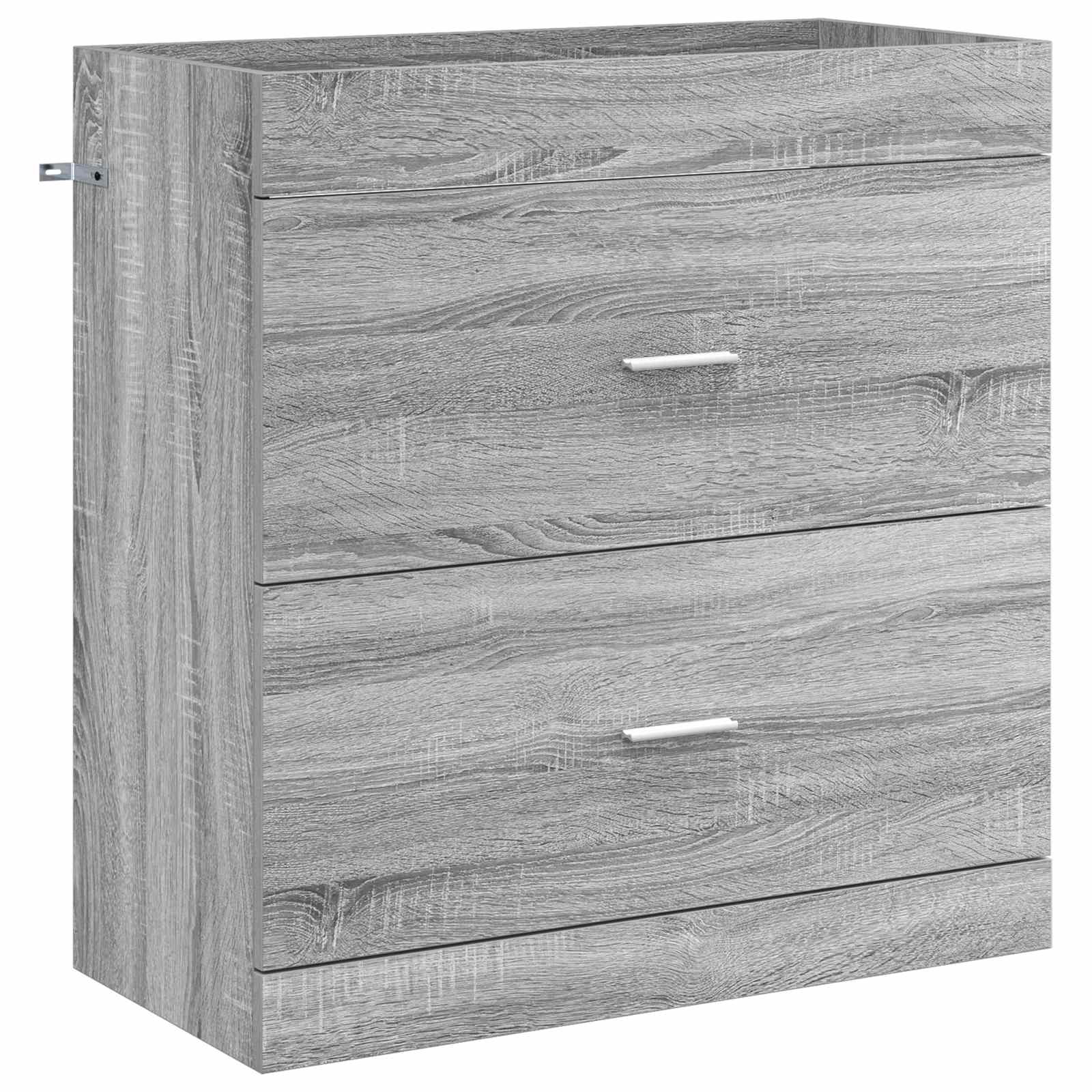 Ντουλάπι Κάτω από τον Νιπτήρα Γκρι Sonoma 78,5 x 37,5 x 81 εκ - Pakobazaar