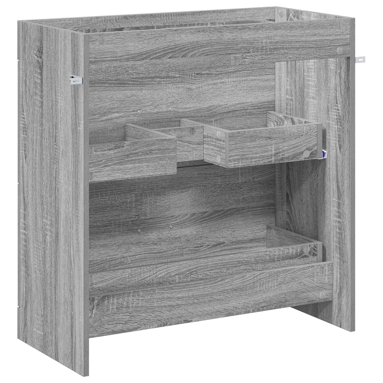Ντουλάπι Κάτω από τον Νιπτήρα Γκρι Sonoma 78,5 x 37,5 x 81 εκ - Pakobazaar