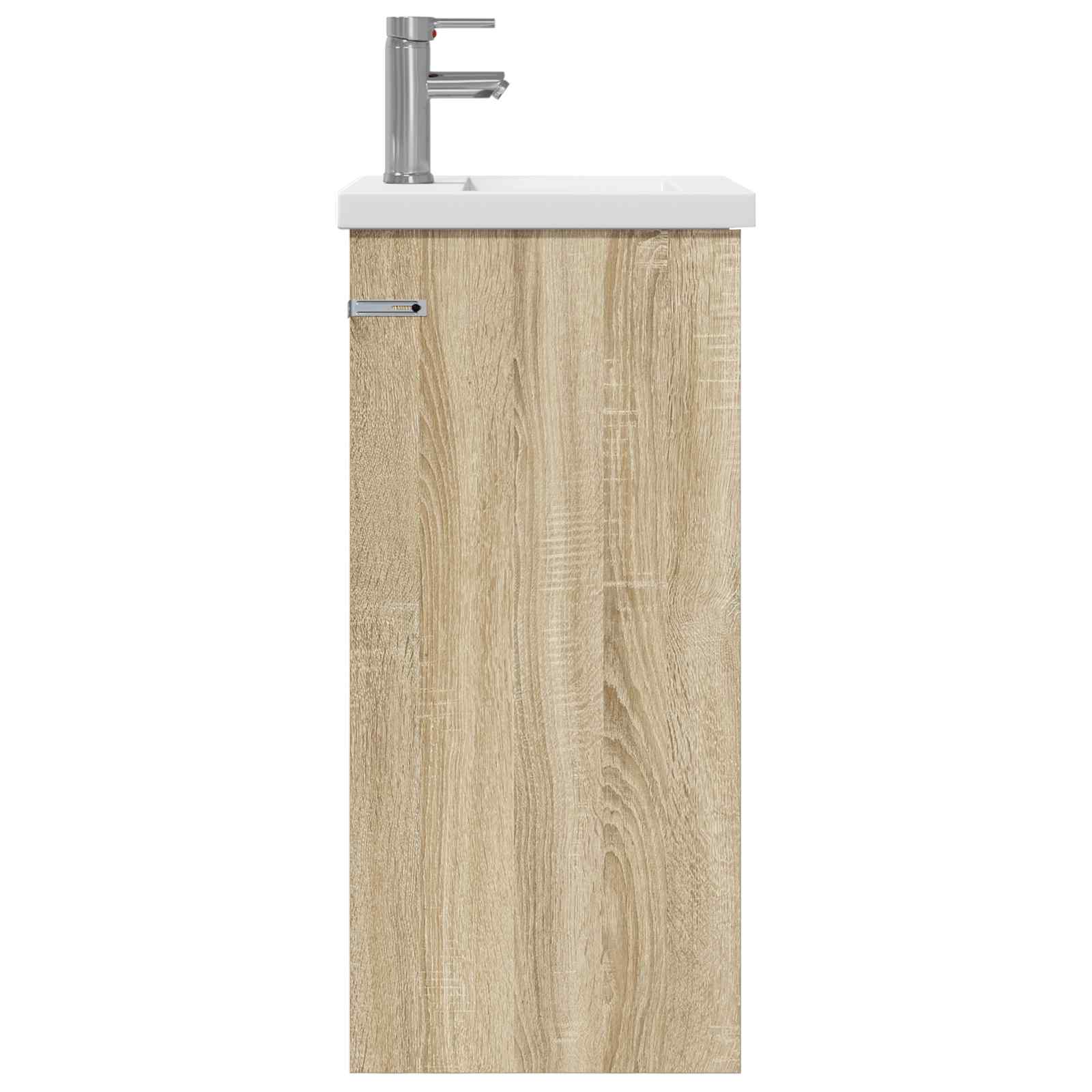 Καθρέφτης μπάνιου με νιπτήρα Sonoma Δρυς 42 x 40 x 84,5 εκ - Pakobazaar