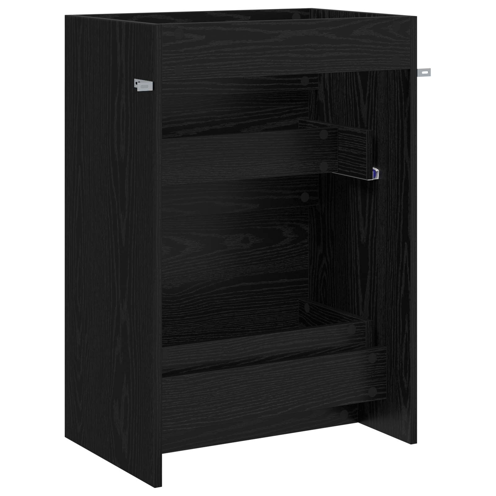 Ντουλάπι Κάτω από τον Νιπτήρα Μαύρη Δρυς 56 x 37,5 x 81 εκ - Pakobazaar