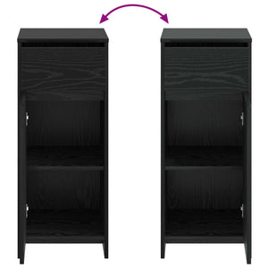 Ντουλάπι Μπάνιου Μαύρη Δρυς 35 x 36,5 x 85 εκ. - Pakobazaar