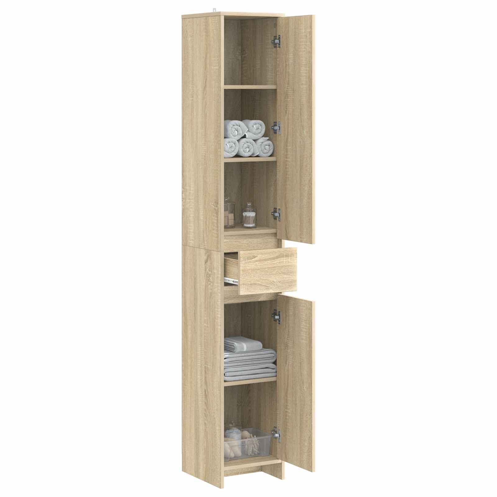 Ντουλάπι Μπάνιου Sonoma Δρυς 30 x 33 x 190 εκ. - Pakobazaar