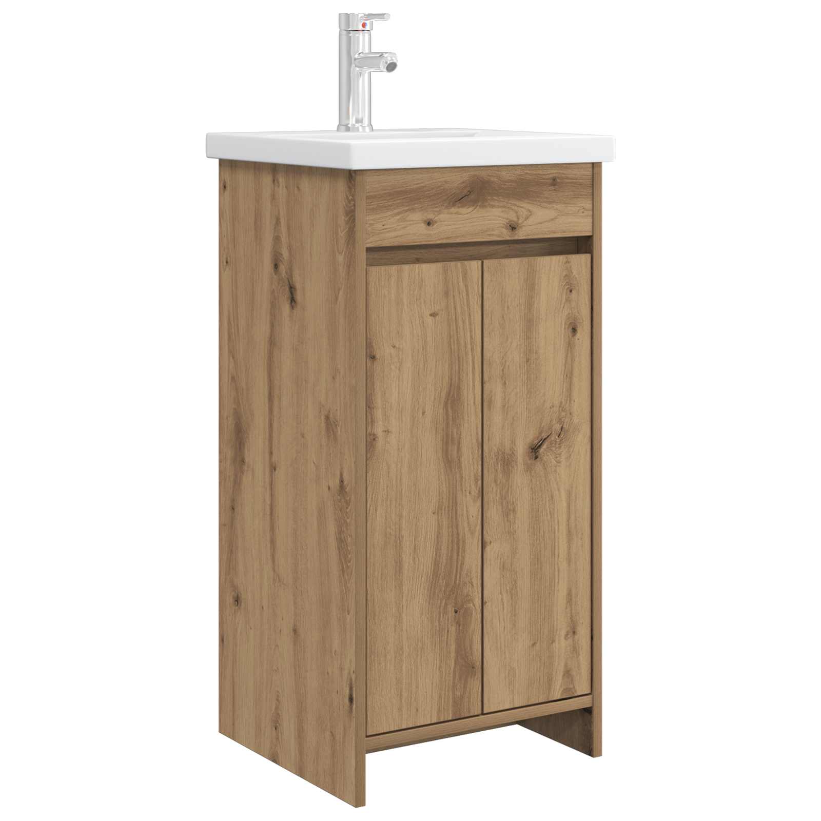 Καθρέφτης μπάνιου με νιπτήρα Artisan Δρυς 42 x 40 x 84,5 εκ - Pakobazaar