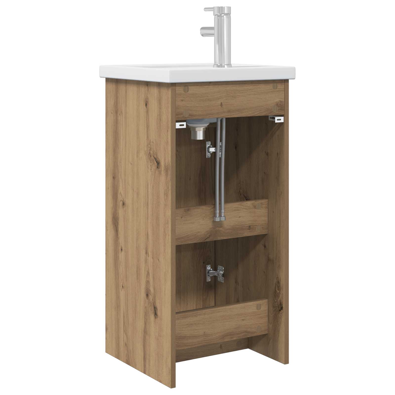 Καθρέφτης μπάνιου με νιπτήρα Artisan Δρυς 42 x 40 x 84,5 εκ - Pakobazaar