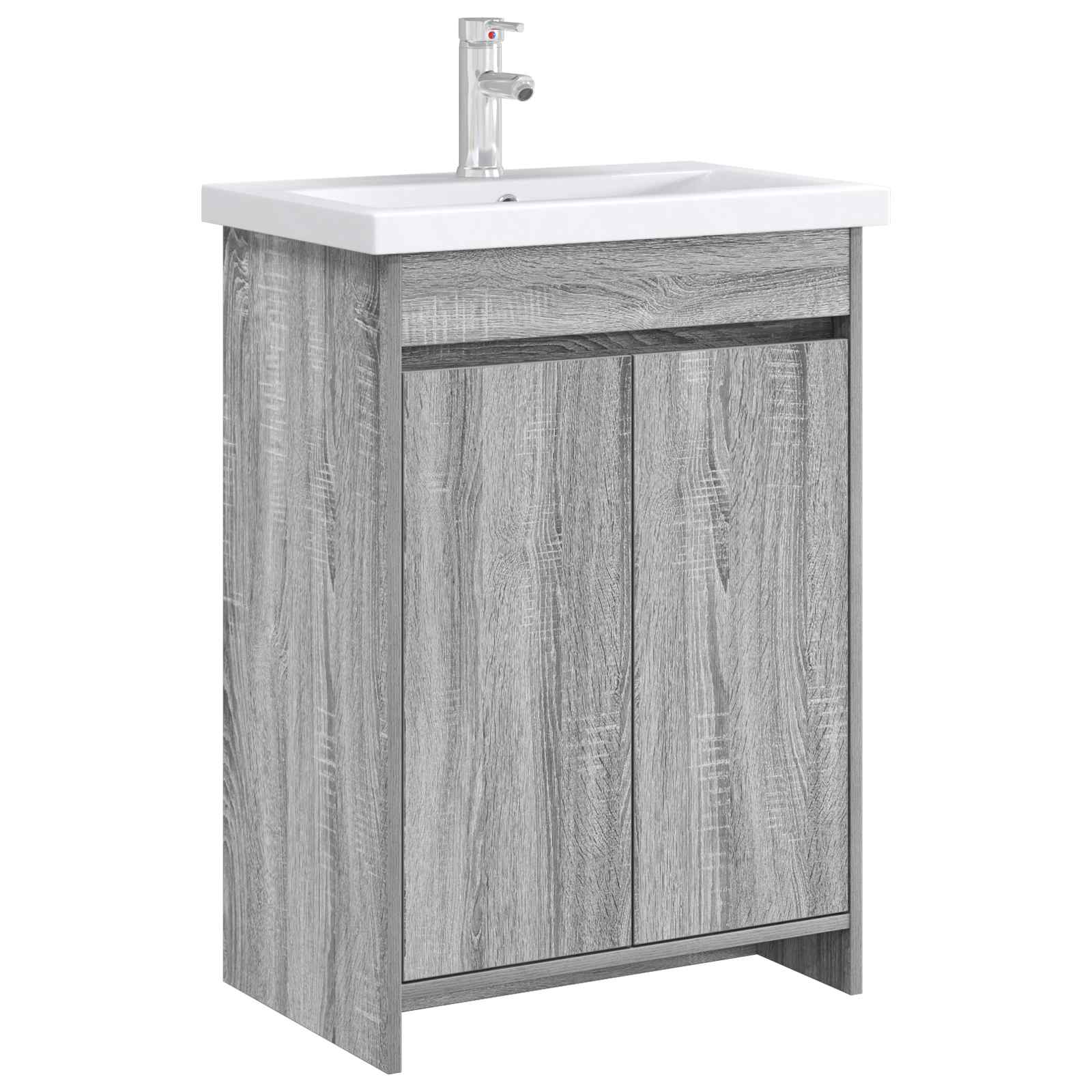 Ντουλάπι Κάτω από τον Νιπτήρα Γκρι Sonoma 56 x 37,5 x 81 εκ - Pakobazaar