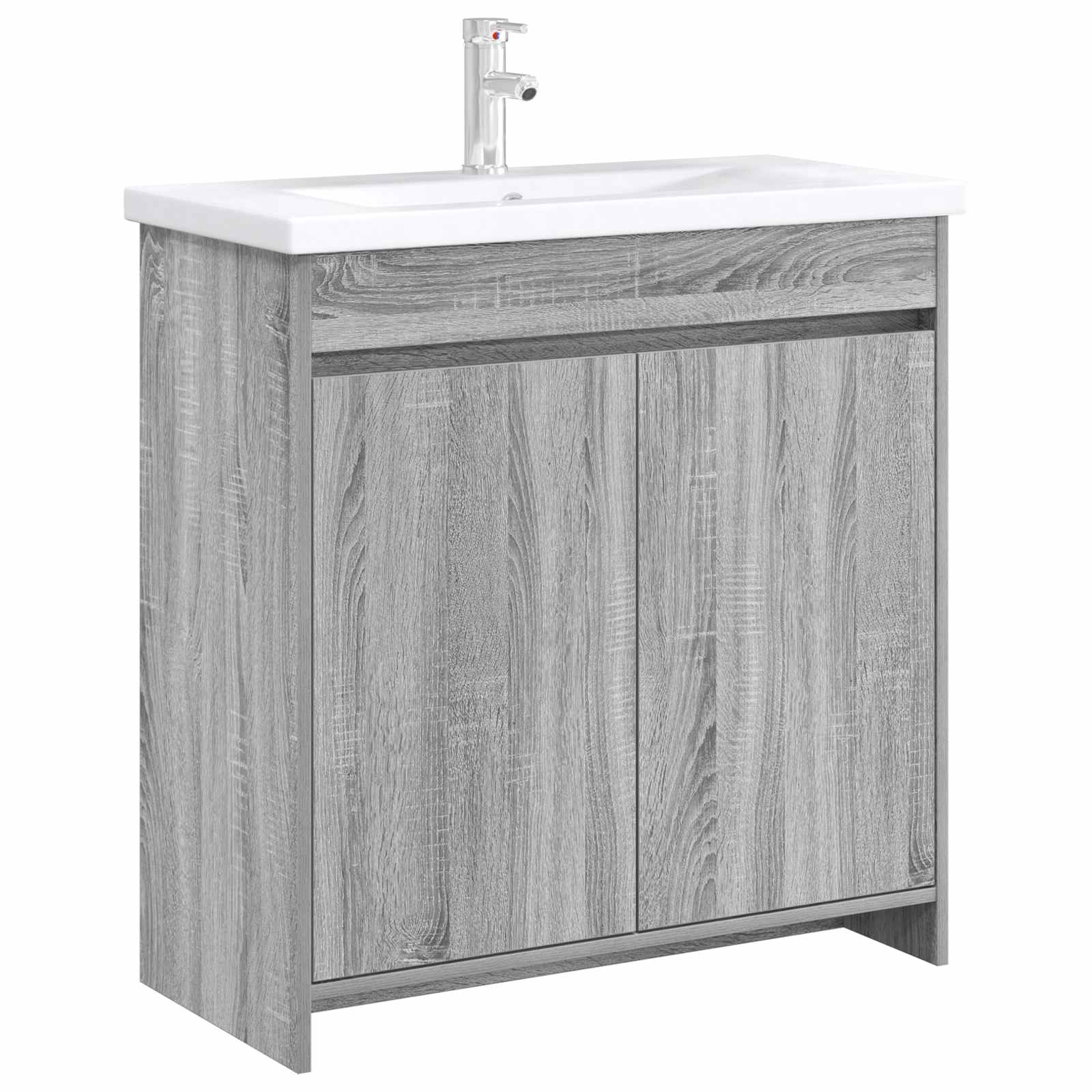 Ντουλάπι Κάτω από τον Νιπτήρα Γκρι Sonoma 78,5 x 37,5 x 81 εκ - Pakobazaar