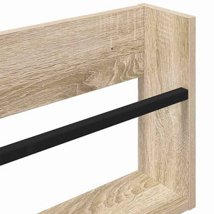 Ράφι Περιοδικών με ράφι 2 pcs Δρύς Sonoma 60 x 12 x 30 εκ - Pakobazaar