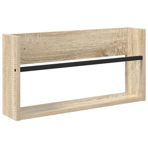 Ράφι Περιοδικών με ράφι 2 pcs Δρύς Sonoma 60 x 12 x 30 εκ - Pakobazaar