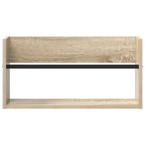 Ράφι Περιοδικών με ράφι 2 pcs Δρύς Sonoma 60 x 12 x 30 εκ - Pakobazaar