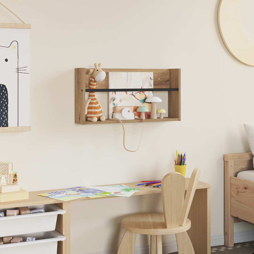 Ράφι Περιοδικών Artisan Oak 60 x 12 x 30 εκ Επεξεργασμένο ξύλο
