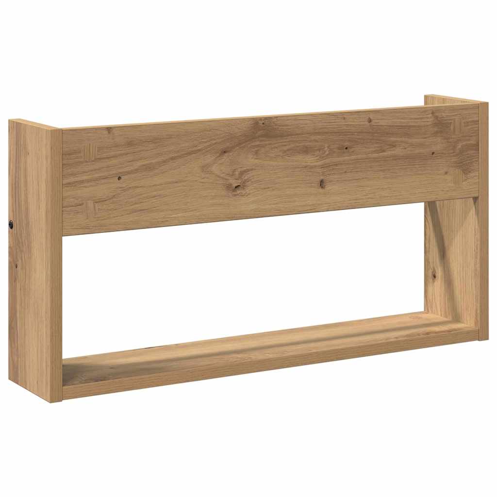Ράφι Περιοδικών με ράφι 2 pcs Artisan Oak 60 x 12 x 30 εκ - Pakobazaar