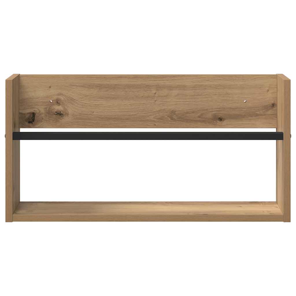 Ράφι Περιοδικών με ράφι 2 pcs Artisan Oak 60 x 12 x 30 εκ - Pakobazaar