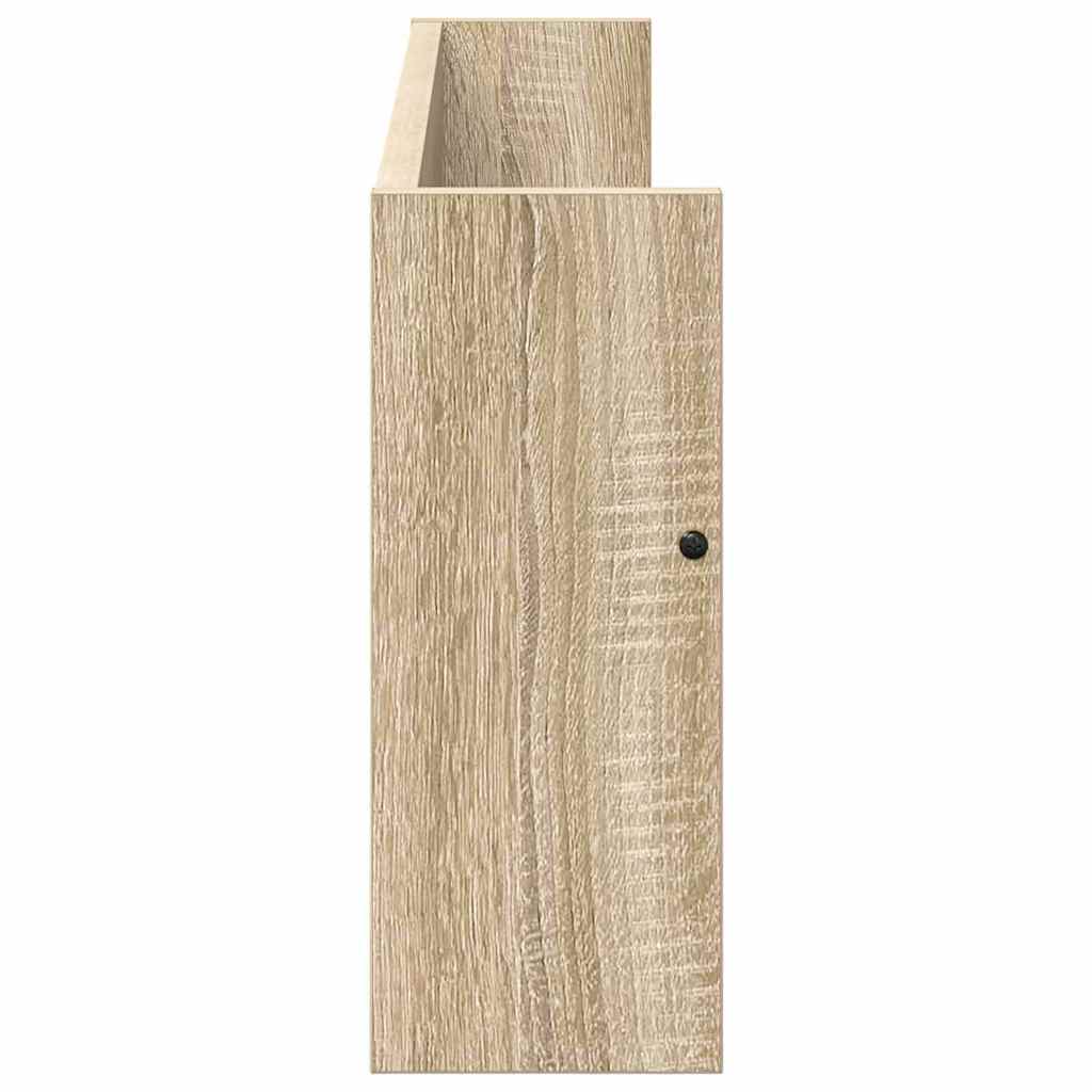 Ράφι Περιοδικών με ράφι 2 pcs Δρύς Sonoma 80 x 12 x 30 εκ