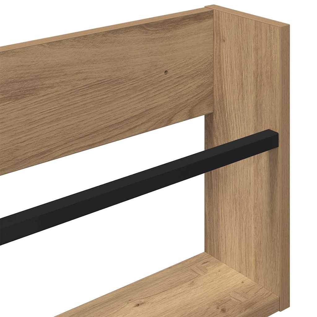 Ράφι Περιοδικών με ράφι 2 pcs Artisan Oak 80 x 12 x 30 εκ - Pakobazaar