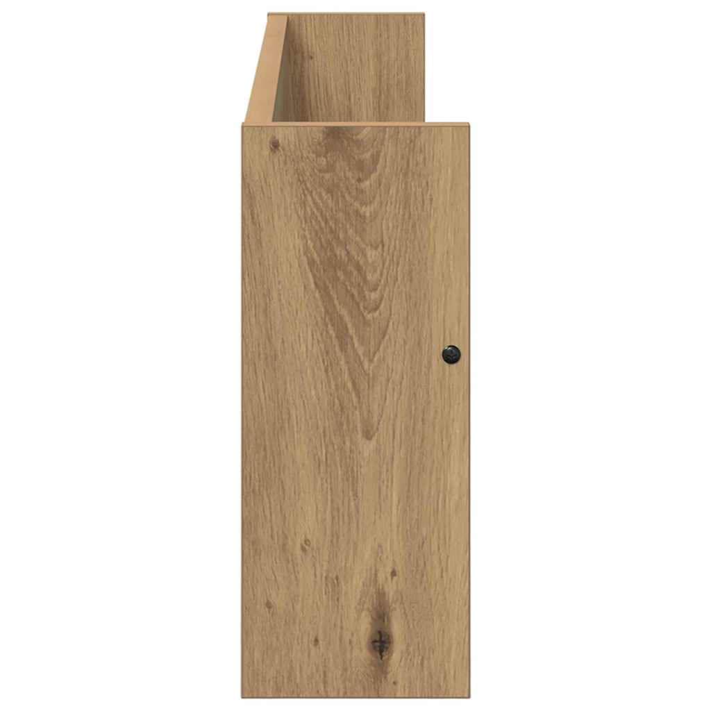 Ράφι Περιοδικών με ράφι 2 pcs Artisan Oak 80 x 12 x 30 εκ - Pakobazaar