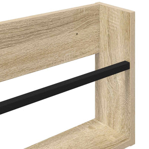 Ράφι Περιοδικών Δρύς Sonoma 100 x 12 x 30 εκ Επεξεργασμένο Ξύλο