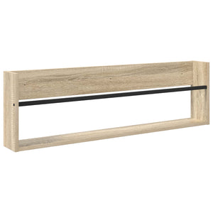 Ράφι Περιοδικών με ράφι 2 τμχ. Δρύς Sonoma 100 x 12 x 30 εκ