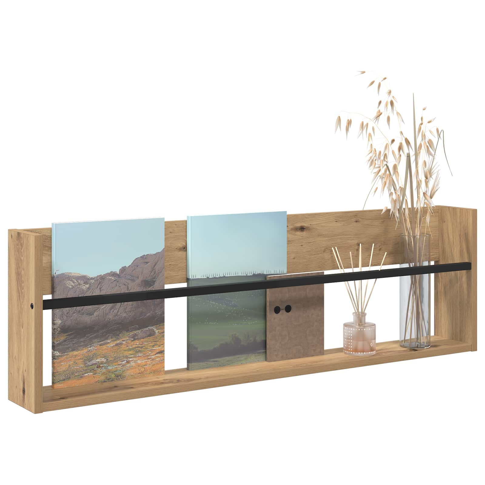 Ράφι Περιοδικών Artisan Oak 100 x 12 x 30 εκ Επεξεργασμένο ξύλο