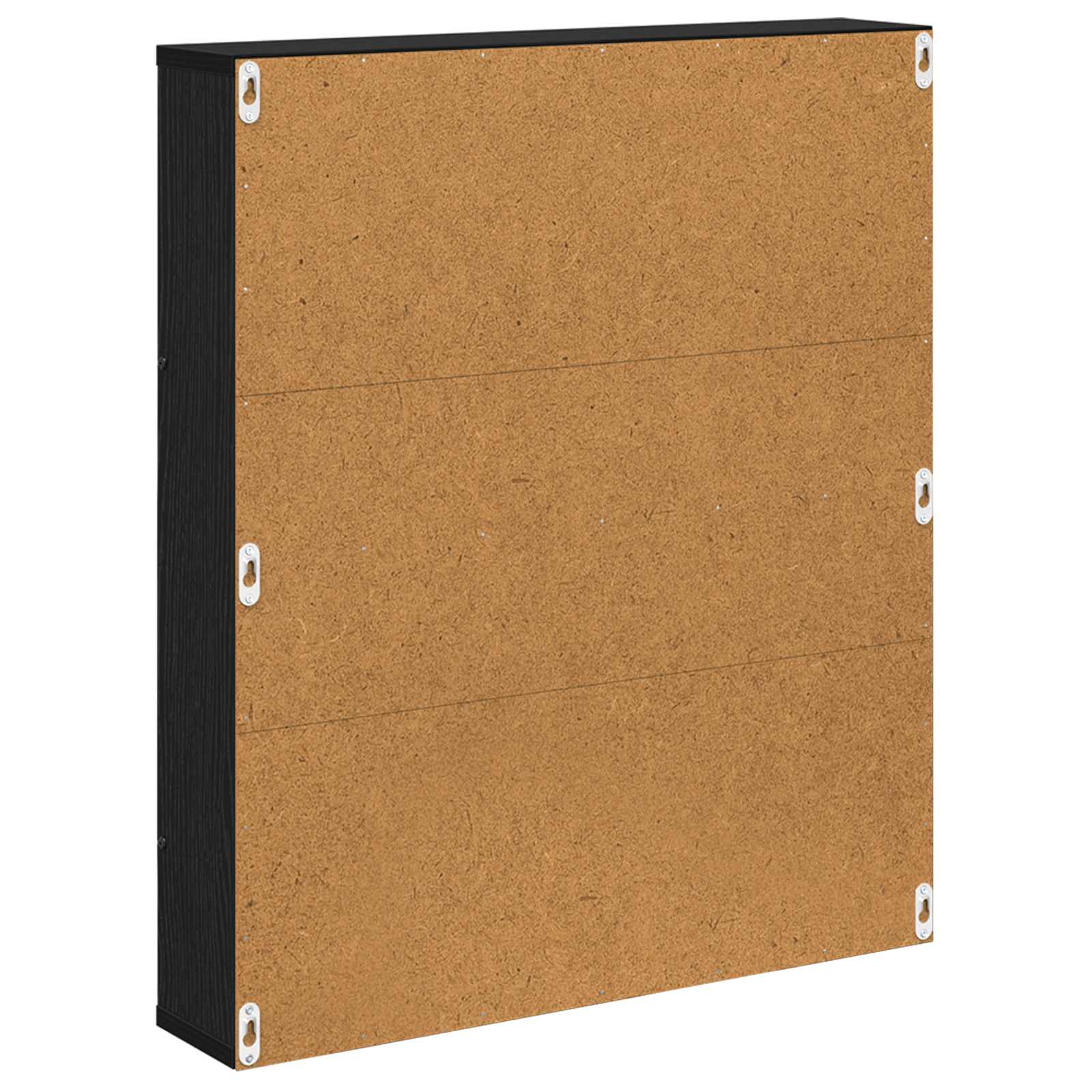 Ράφι Περιοδικών με ράφι 2 pcs Μαύρη Οξυά 60 x 12 x 70 εκ