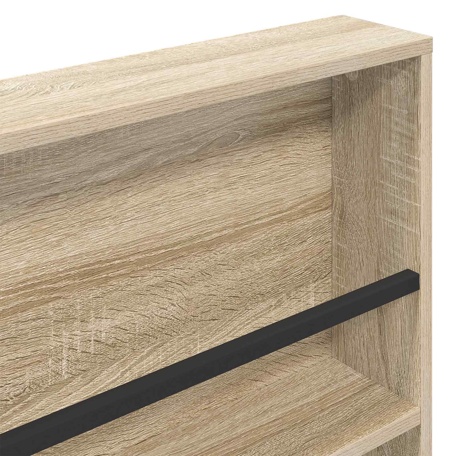 Ράφι Περιοδικών με ράφι 2 pcs Δρύς Sonoma 60 x 12 x 70 εκ