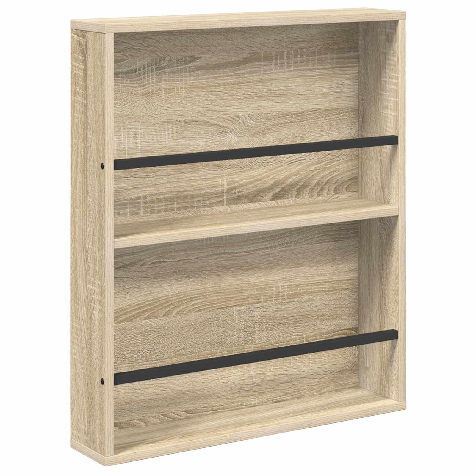Ράφι Περιοδικών με ράφι 2 pcs Δρύς Sonoma 60 x 12 x 70 εκ
