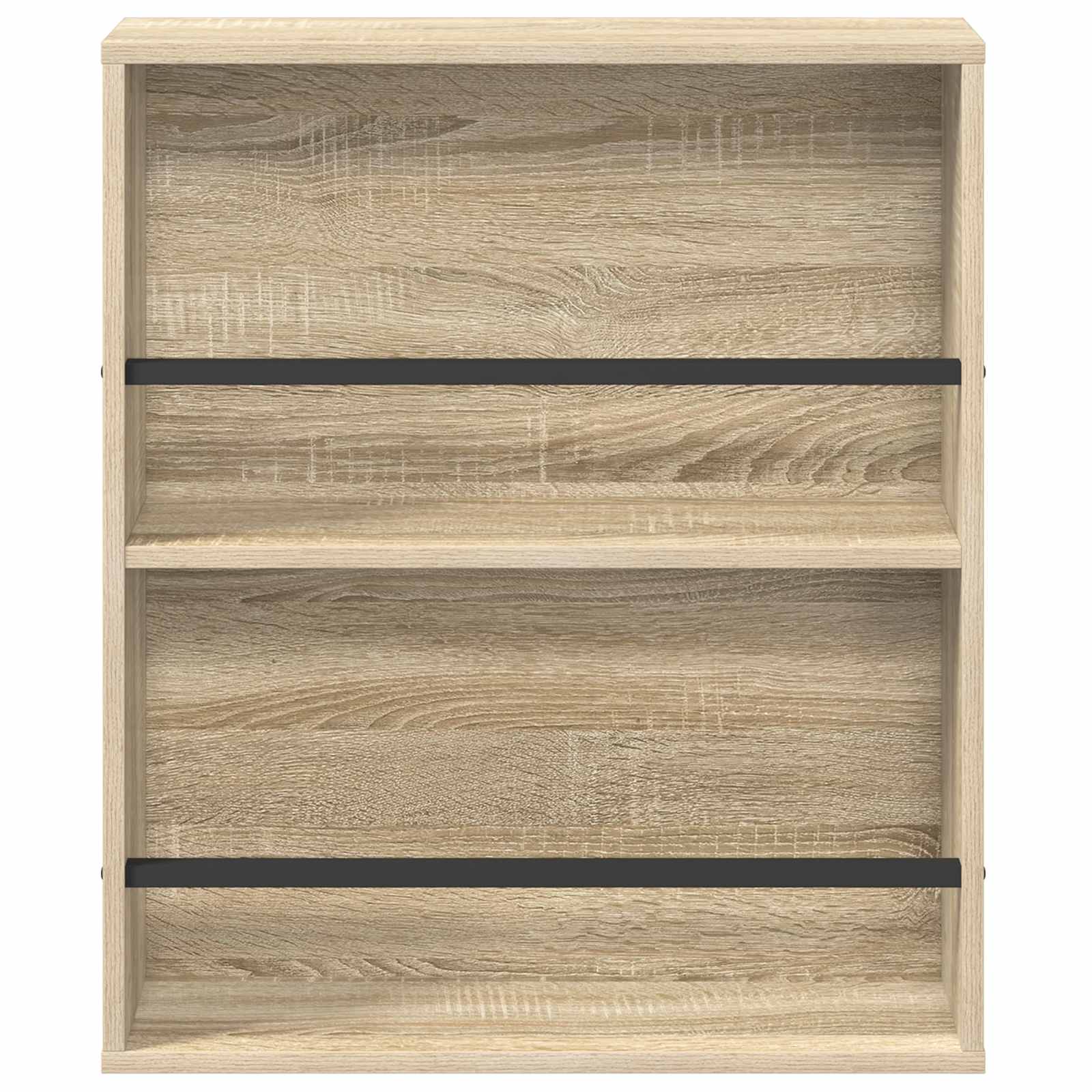Ράφι Περιοδικών με ράφι 2 pcs Δρύς Sonoma 60 x 12 x 70 εκ