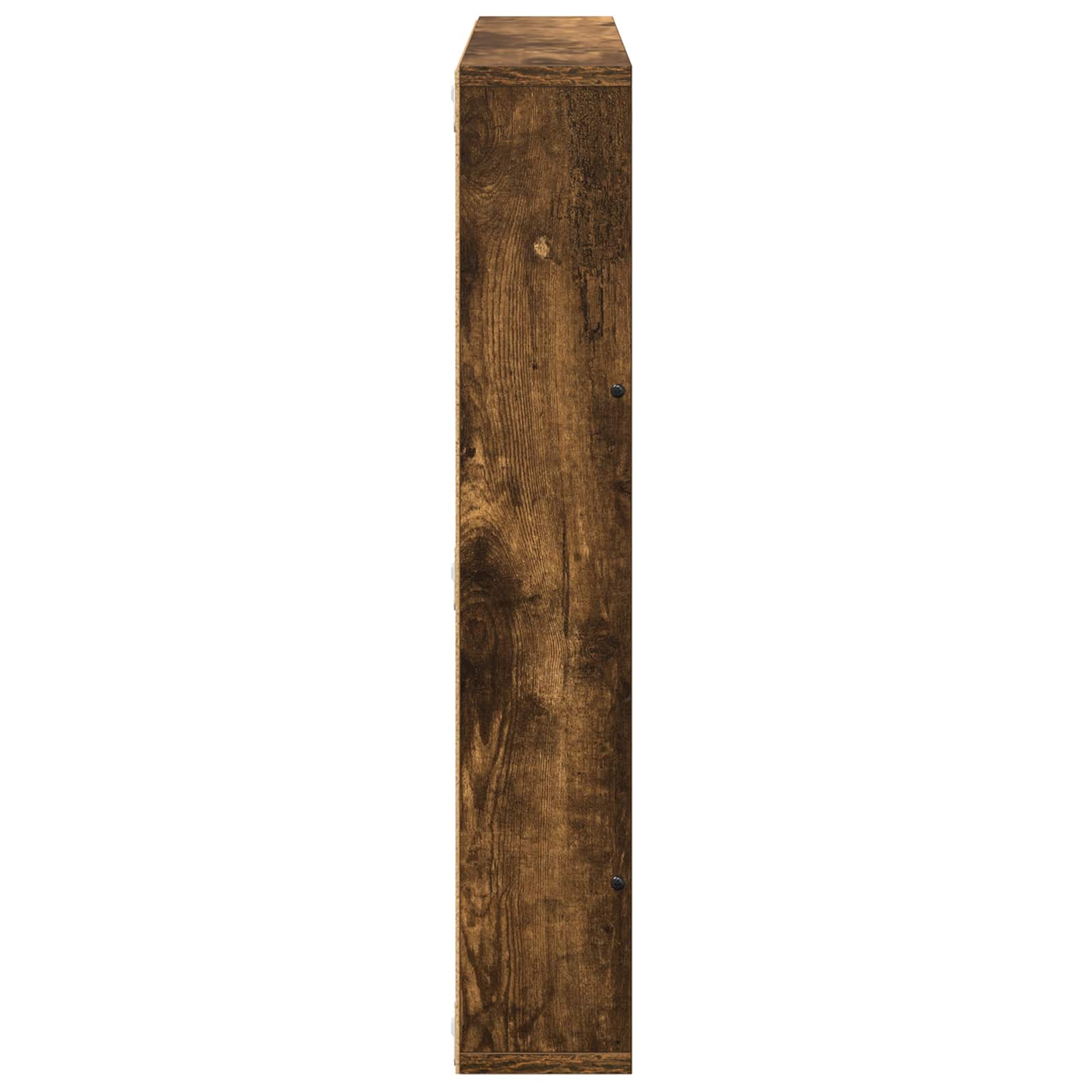 Ράφι Περιοδικών με ράφι 2 pcs Καπνιστό Δρύς 60 x 12 x 70 εκ