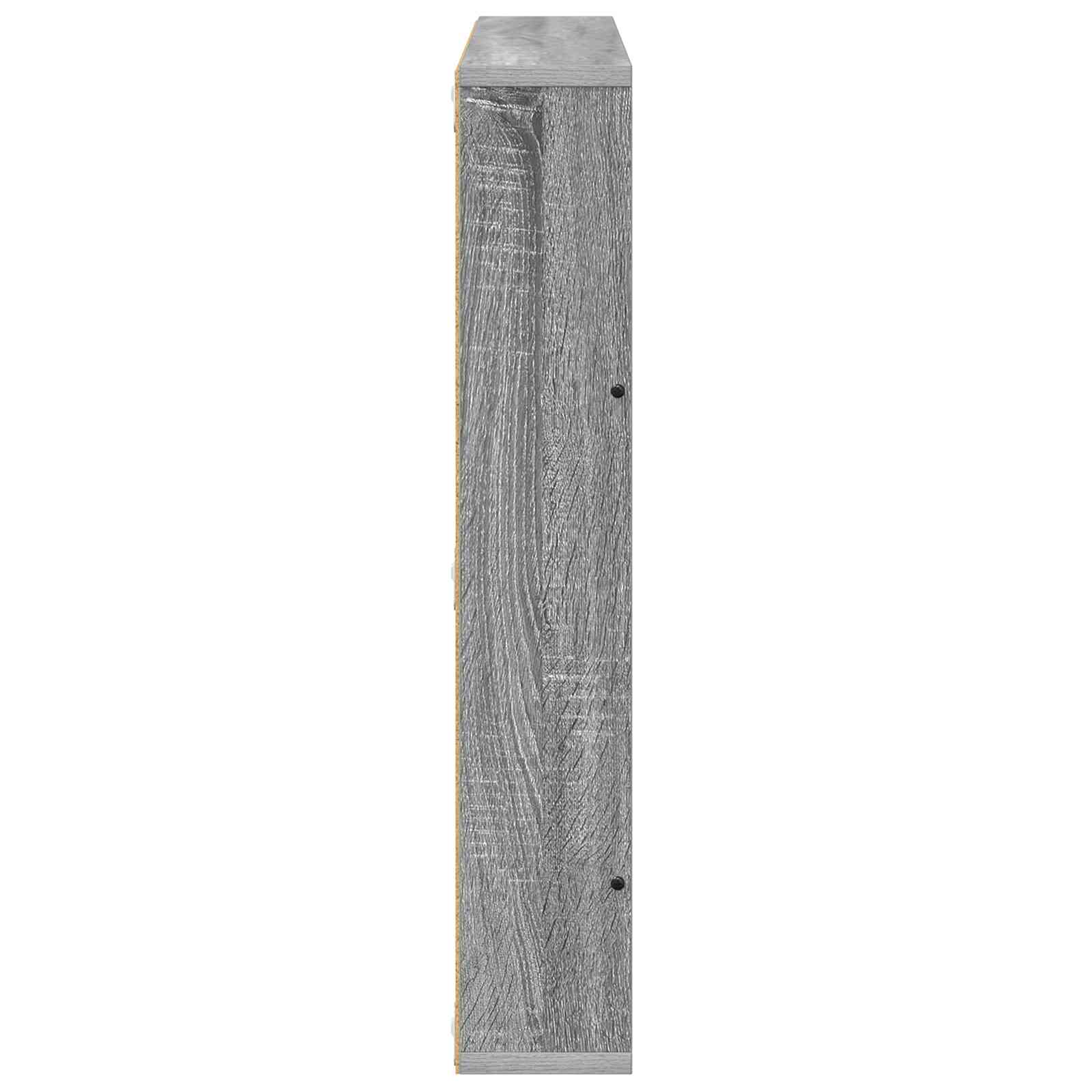 Ράφι Περιοδικών με ράφι 2 pcs Γκρίζο Σονομα 60 x 12 x 70 εκ