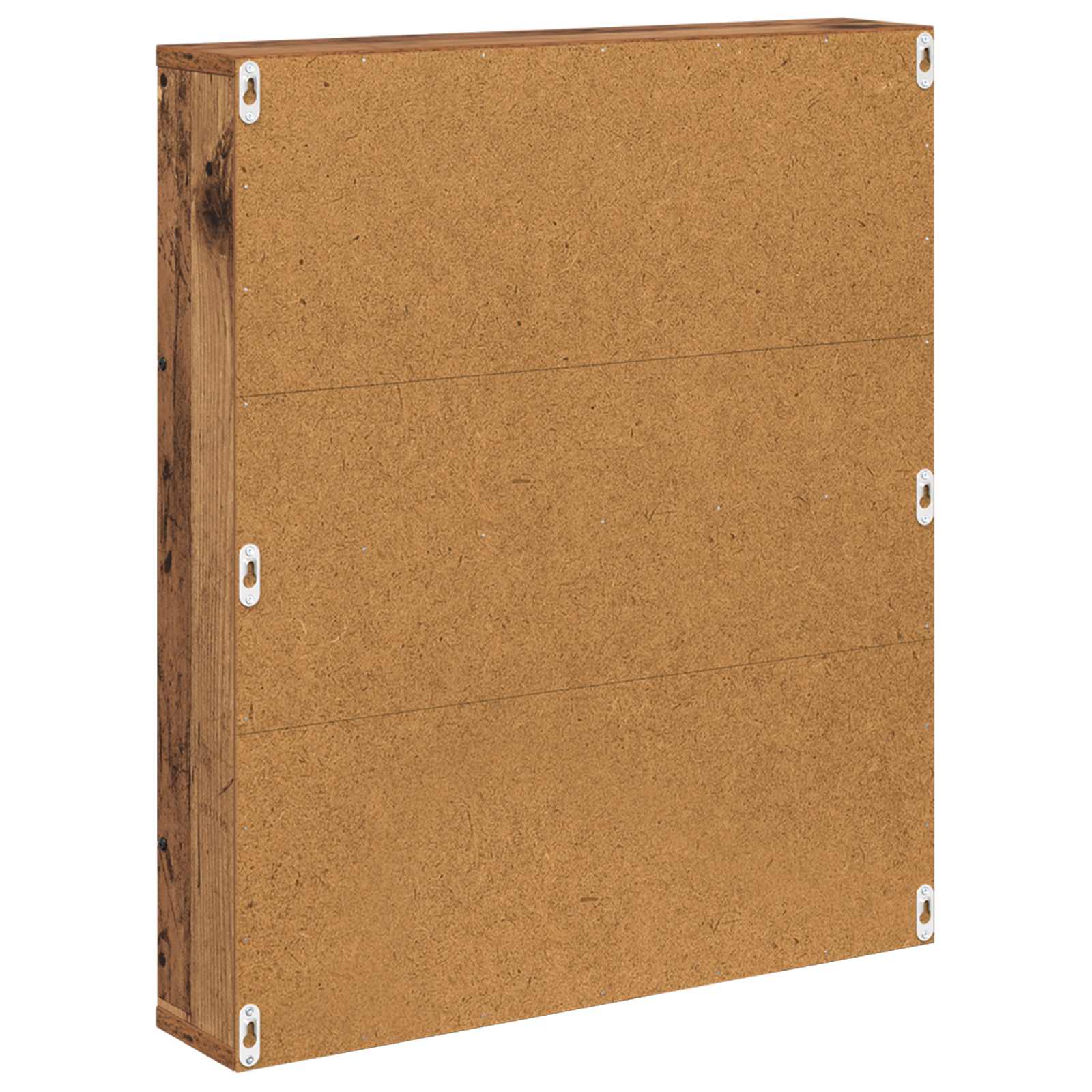 Ράφι Περιοδικών με ράφι 2 pcs Παλιό ξύλο 60 x 12 x 70 εκ