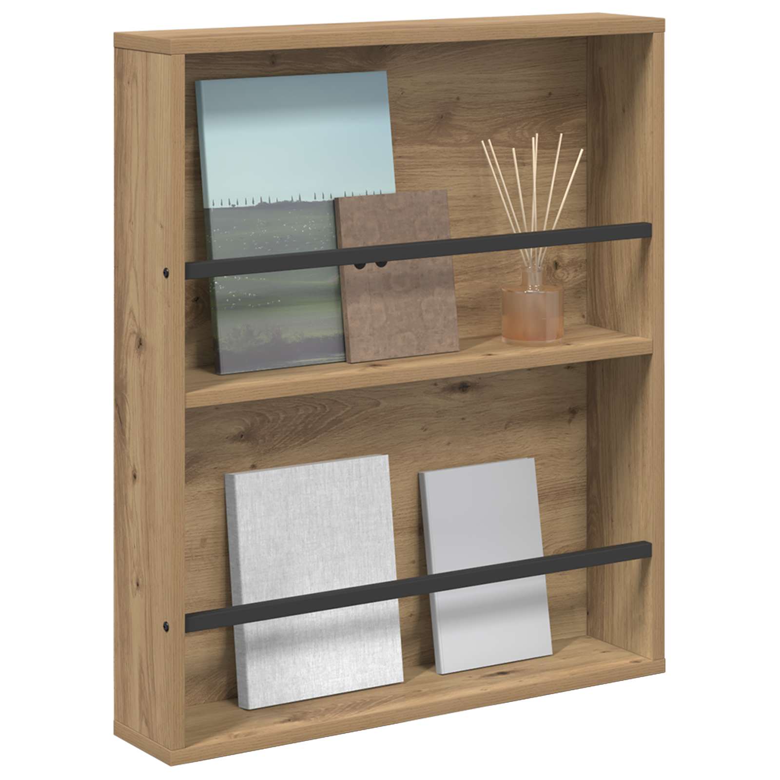 Ράφι Περιοδικών Artisan Oak 60 x 12 x 70 εκ Επεξεργασμένο ξύλο