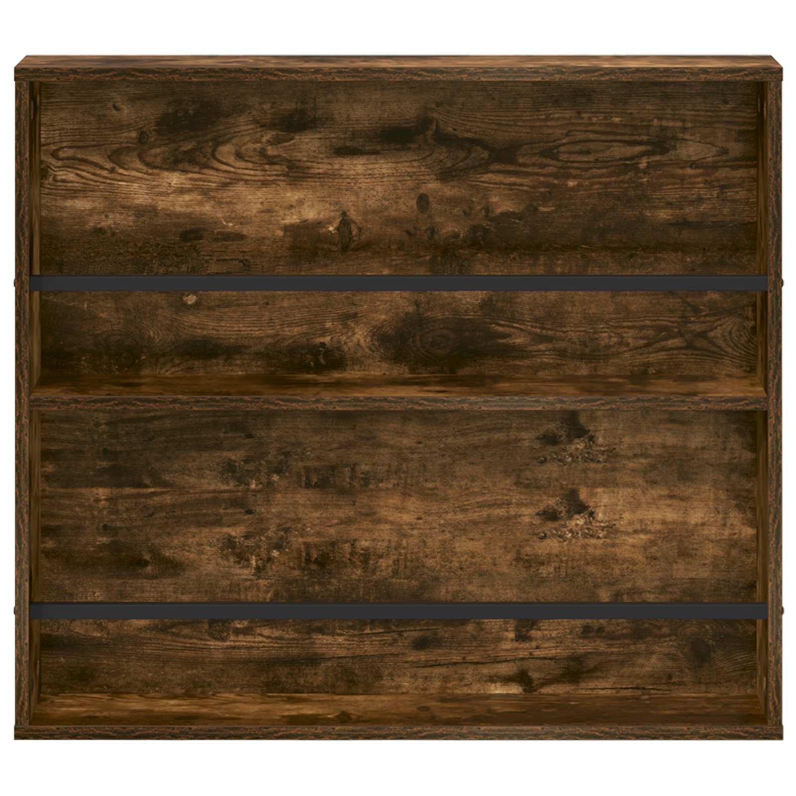 Ράφι Περιοδικών με ράφι Επιτοίχιο Καπνιστό Δρύς 80 x 12 x 70 εκ