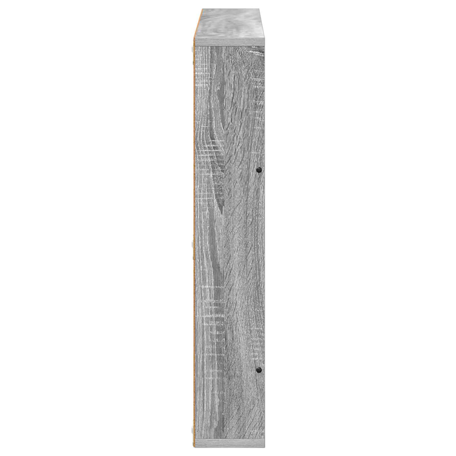 Ράφι Περιοδικών με ράφι 2 pcs Γκρίζο Σονομα 80 x 12 x 70 εκ