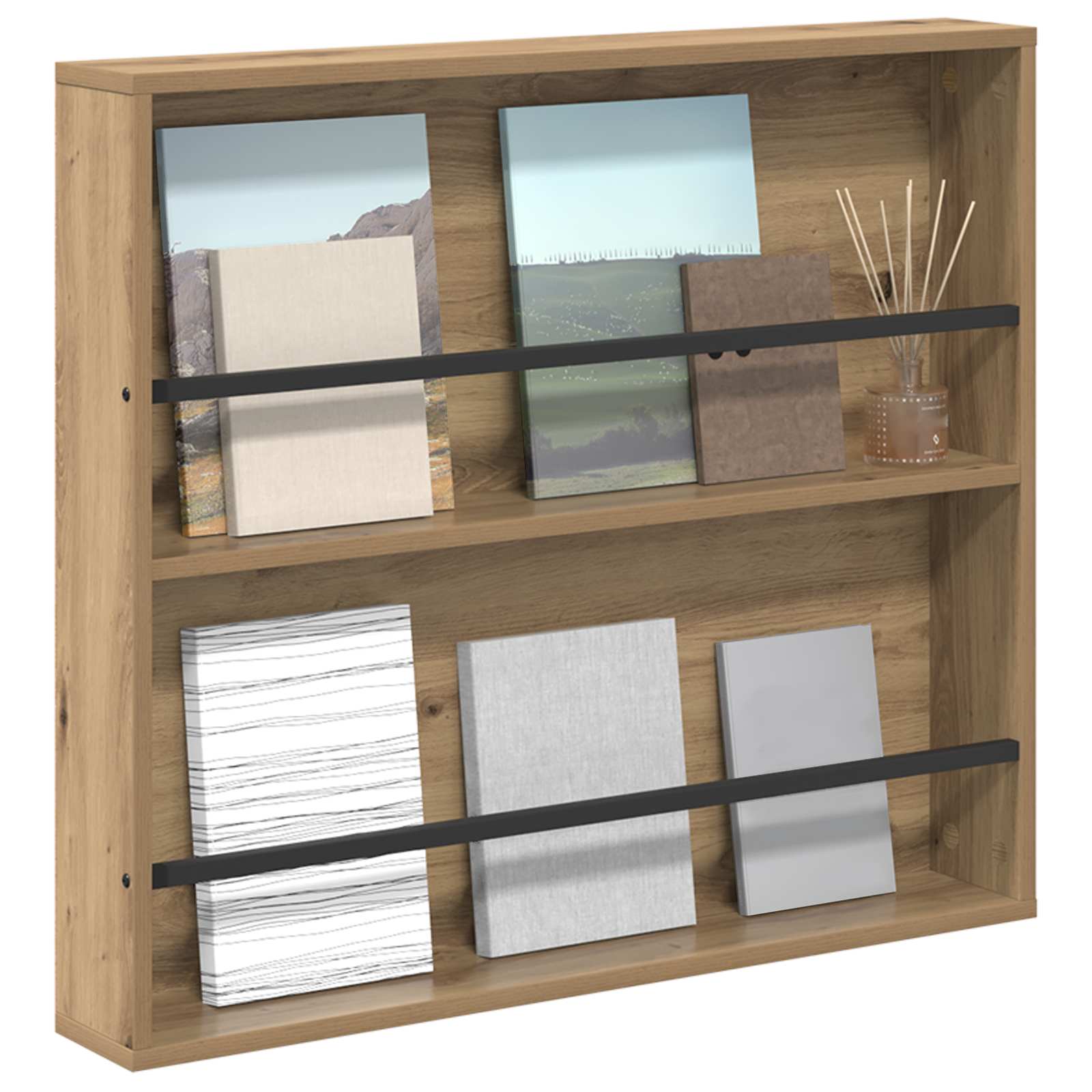 Ράφι Περιοδικών Artisan Oak 80 x 12 x 70 εκ Επεξεργασμένο ξύλο