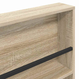 Ράφι Περιοδικών με ράφι 2 τμχ. Δρύς Sonoma 100 x 12 x 70 εκ