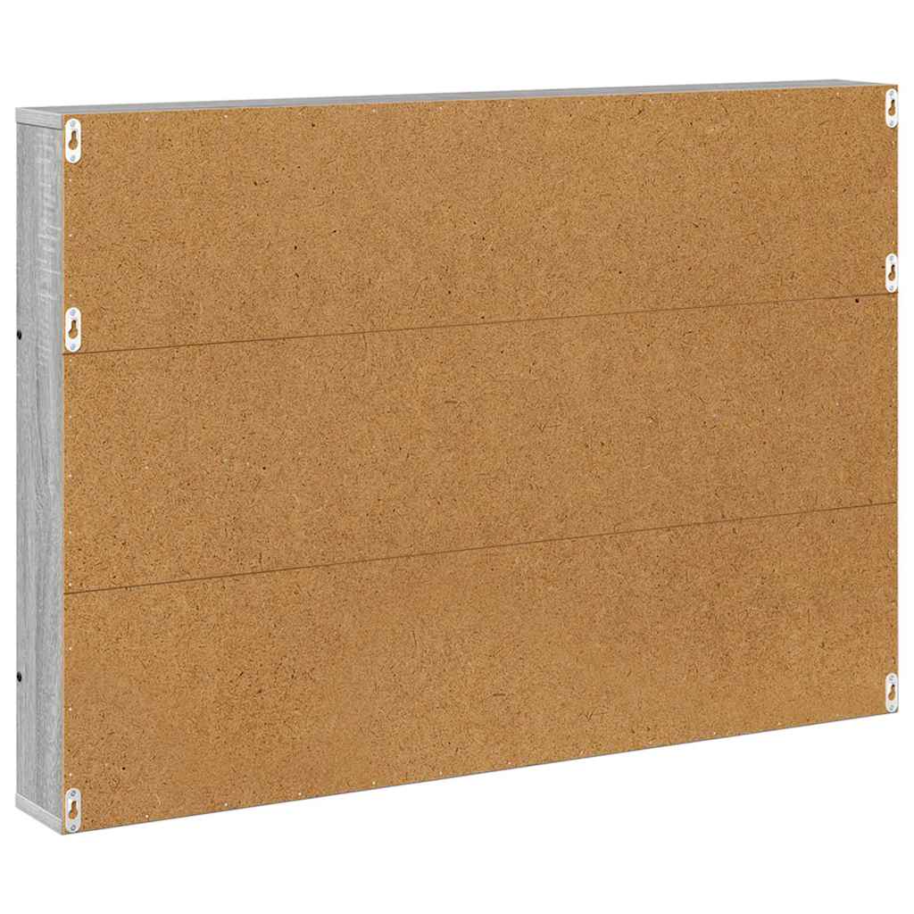 Ράφι Περιοδικών με ράφι 2 pcs Γκρίζο Σονομα 100 x 12 x 70 εκ