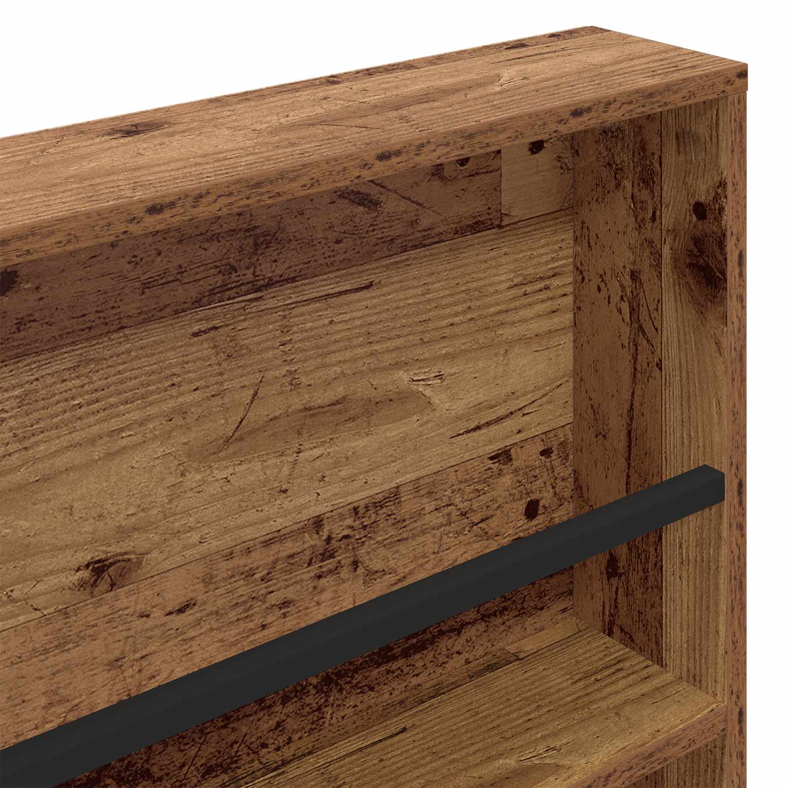 Ράφι Περιοδικών Παλιό ξύλο 100 x 12 x 70 εκ Επεξεργασμένο ξύλο