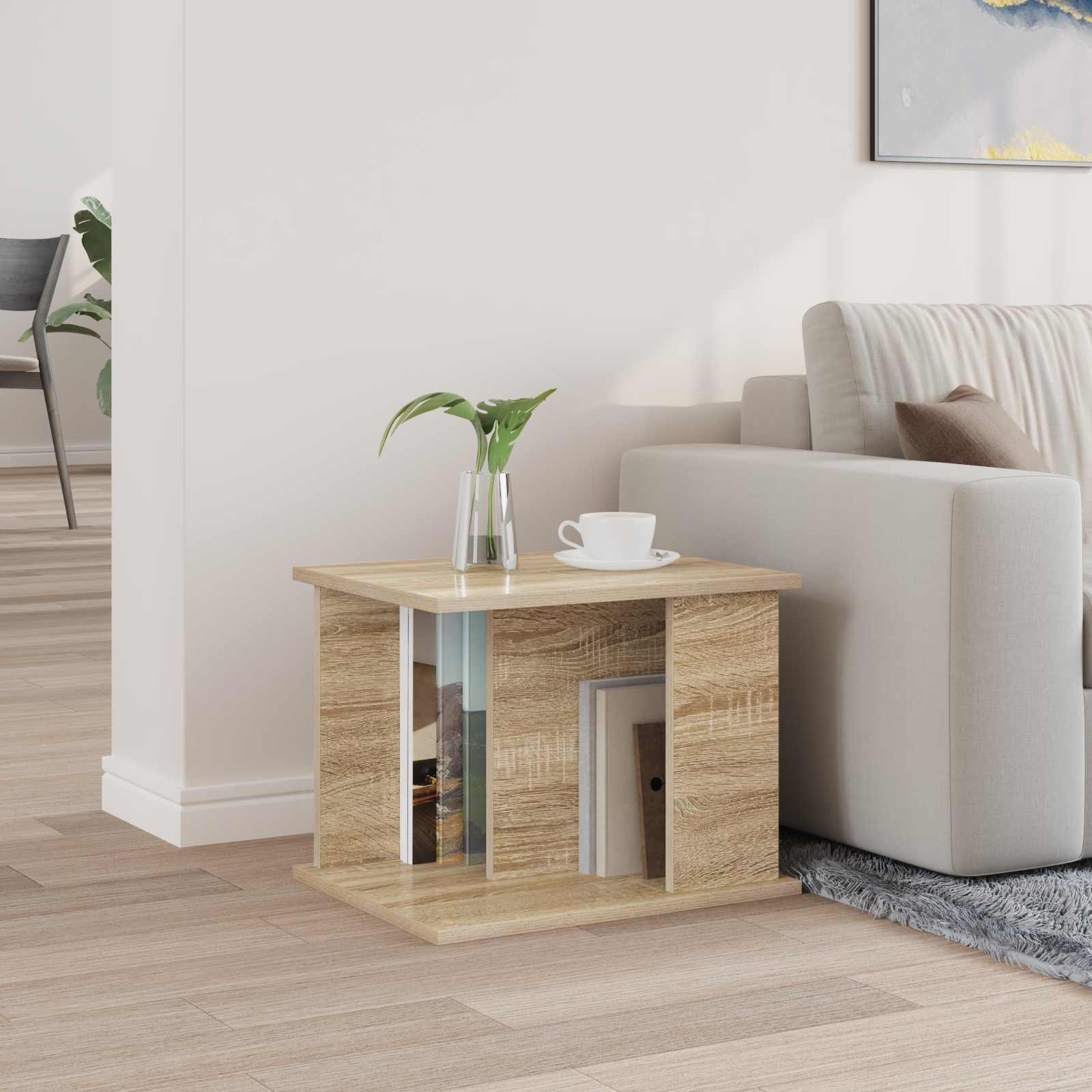 Ράφι Περιοδικών Δρύς Sonoma 35 x 35 x 45 εκ Επεξεργασμένο ξύλο