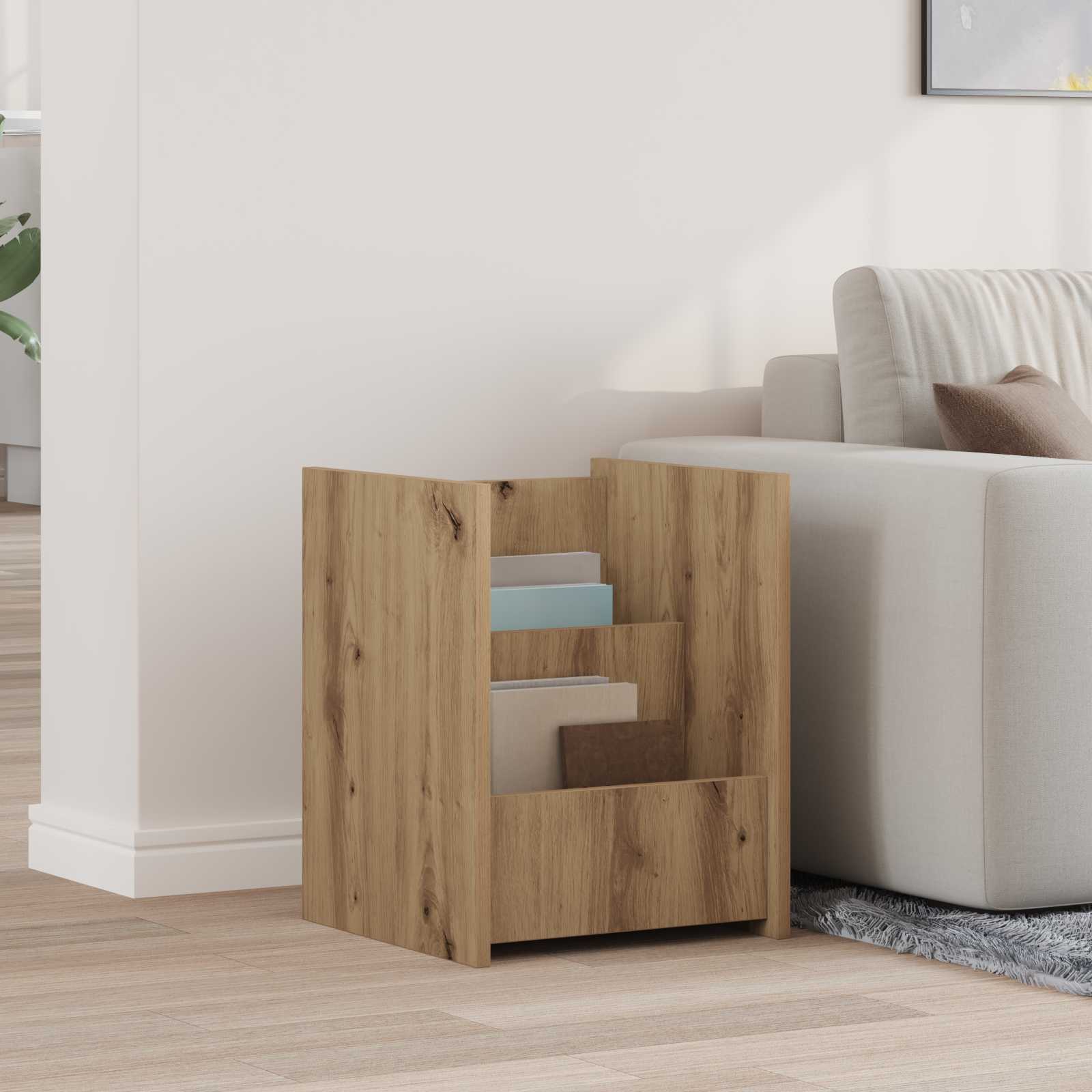 Ράφι Περιοδικών Artisan Oak 35 x 35 x 45 εκ Επεξεργασμένο ξύλο