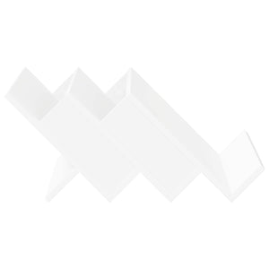 Ράφι Περιοδικών Λευκό 53 x 40 x 28,5 εκ Επεξεργασμένο Ξύλο