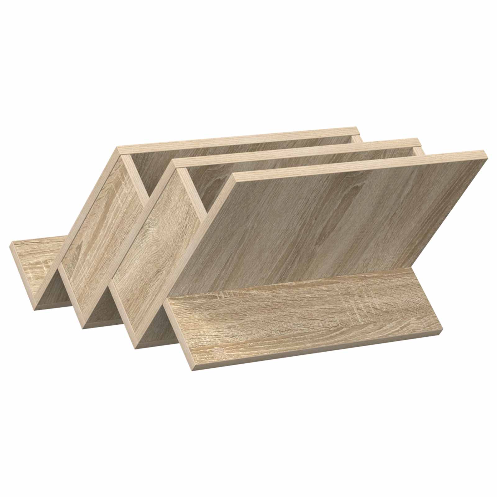 Ράφι Περιοδικών με ράφι Δρύς Sonoma 53 x 40 x 28,5 εκ