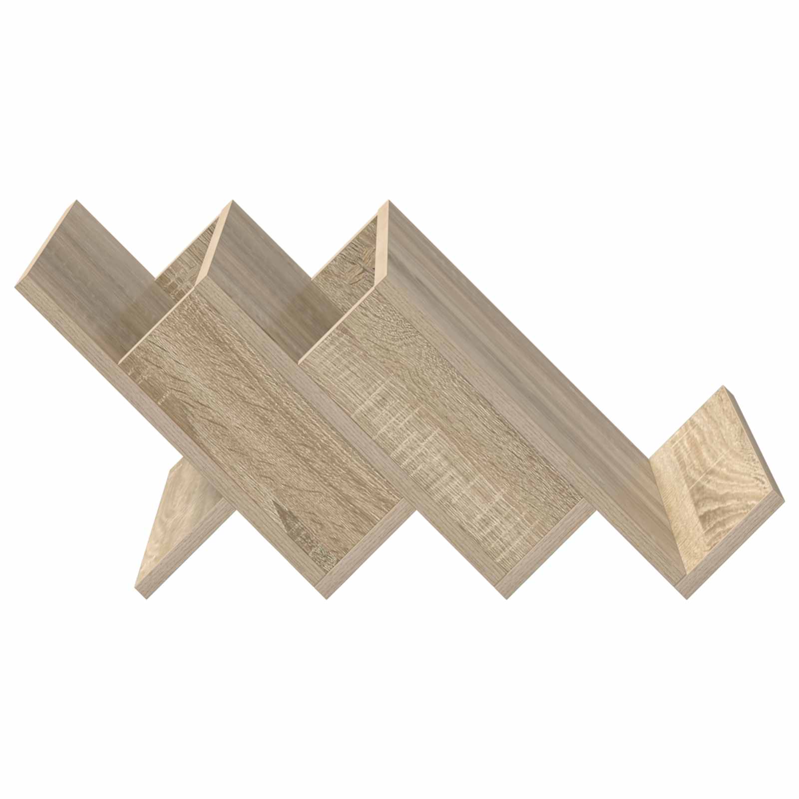 Ράφι Περιοδικών με ράφι Δρύς Sonoma 53 x 40 x 28,5 εκ