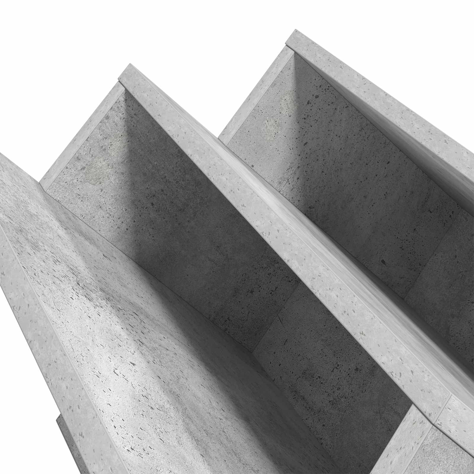 Ράφι Περιοδικών με ράφι Γκρι Μπετόν 53 x 40 x 28,5 εκ