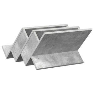 Ράφι Περιοδικών με ράφι Γκρι Μπετόν 53 x 40 x 28,5 εκ