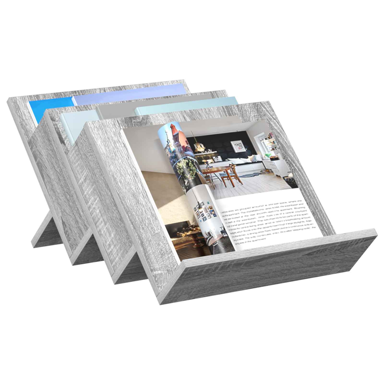 Ράφι Περιοδικών με ράφι Γκρίζο Σονομα 53 x 40 x 28,5 εκ