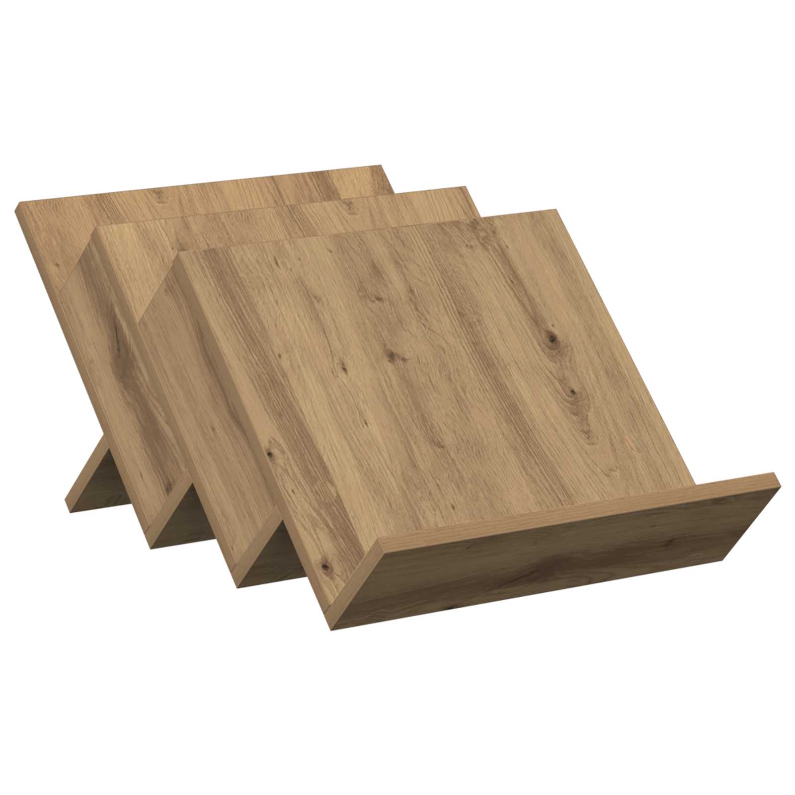 Ράφι Περιοδικών με ράφι Artisan Oak 53 x 40 x 28,5 εκ