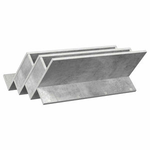 Ράφι Περιοδικών με ράφι Γκρι Μπετόν 65 x 53 x 28,5 εκ