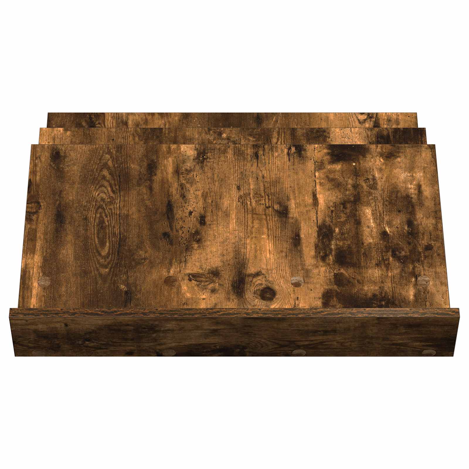 Ράφι Περιοδικών με ράφι Καπνιστό Δρύς 65 x 53 x 28,5 εκ