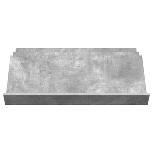 Ράφι Περιοδικών με ράφι Γκρι Μπετόν 90 x 53 x 28,5 εκ
