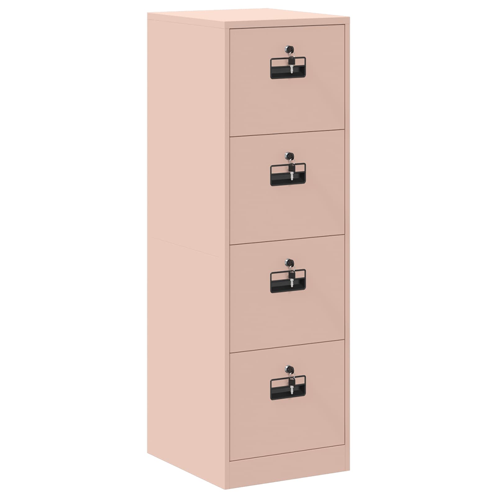Ντουλάπα Αρχείων με συρτάρι με ράφι 2 pcs Ροζ 44 x 50 x 139 εκ